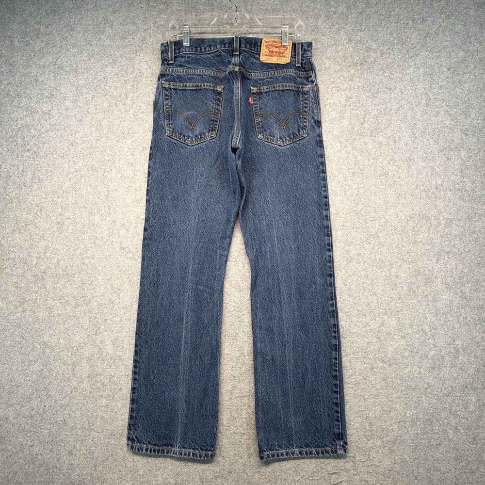 Vintage Levis 517 Bootcut Jeans 34x32 (Fits 31x31) Dark Wash Denim Cowboy Y2K